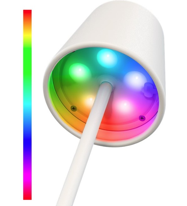 Lamp: Wireless LED RGBW Table Lamp, white, 170 lm, 3000 K, dimmable