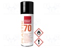 [70/200] Protective coating; transparent; spray; 200ml; PLASTIK 70