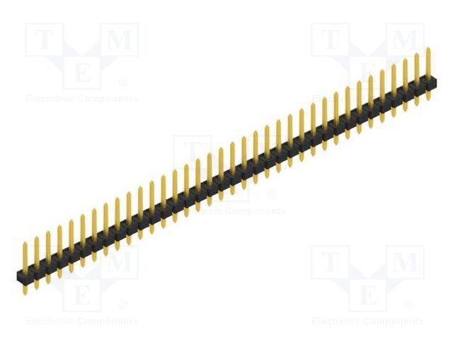 Connector: pin strips; pin header; male; PIN: 36; 2.54mm; THT; 1x36