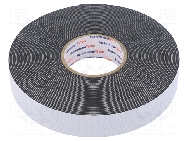 Tape: self-amalgamating; black; 19mm; L: 9.1m; Thk: 0.76mm; max.90°C
