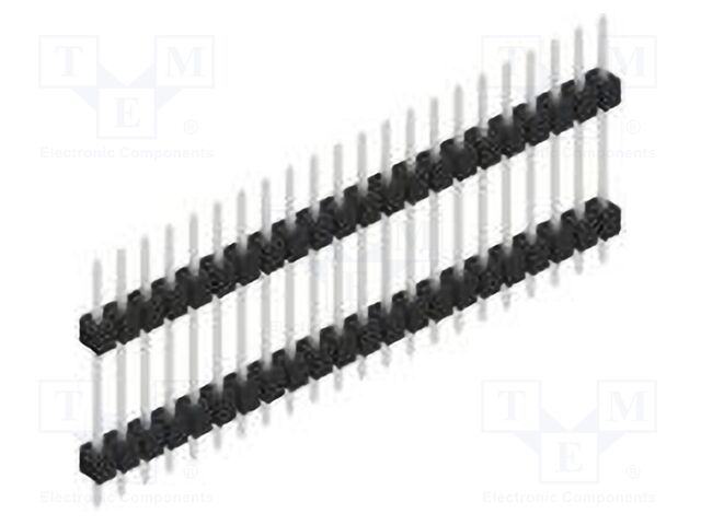 Connector: pin strips; pin header; male; PIN: 22; 2.54mm; THT; 1x22