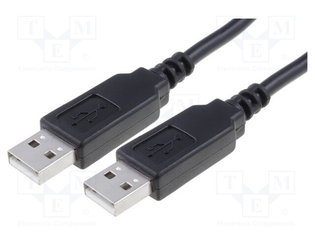 Module: cable integrated; USB; USB A x2; V: USB 2.0; 2.5m