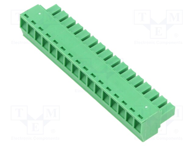 Connector: pluggable terminal block; plug; female; straight; 10A