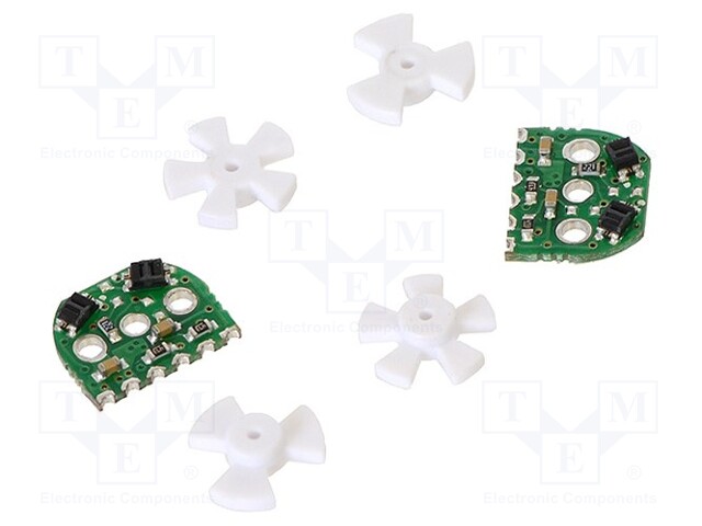 Sensor: optical; Pcs: 2; encoders,shields to encoders; 5VDC; 12mA