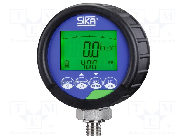 Digital pressure gauge; Working press: -1÷40bar; Ø: 90mm; IP67