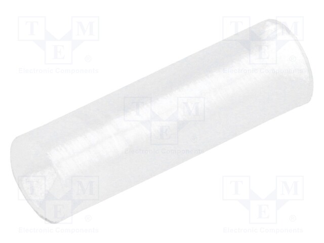 Spacer sleeve; LED; Øout: 4mm; ØLED: 3mm; L: 13mm; natural; UL94V-2