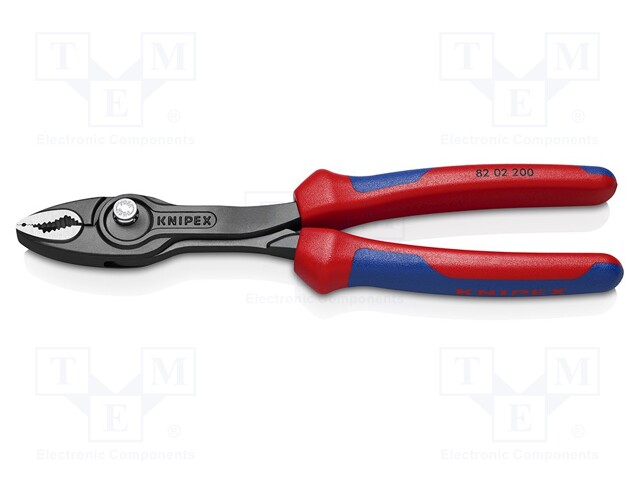 Pliers; ergonomic two-component handles; Pliers len: 200mm