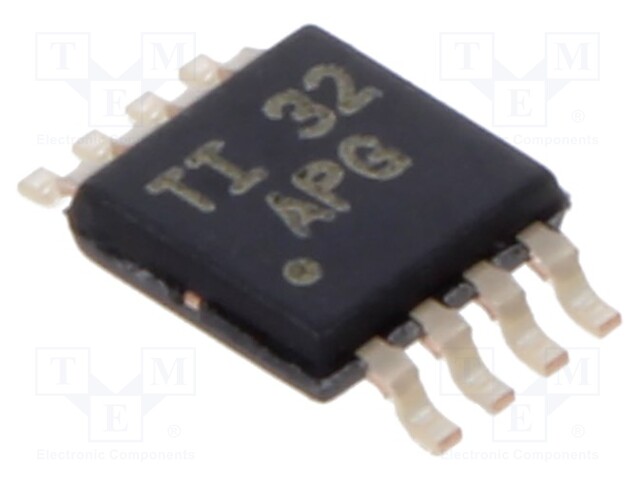 Operational Amplifier, 2 Amplifier, 3 MHz, 2.4 V/µs, 2.7V to 16V, ± 1.35V to ± 8V, VSSOP, 8 Pins