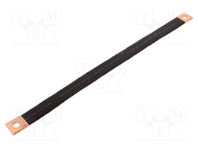 Braids; tape; 35mm2; Ø1: 11mm; Ø2: 11mm; L: 400mm; max.105°C; 20kV/mm