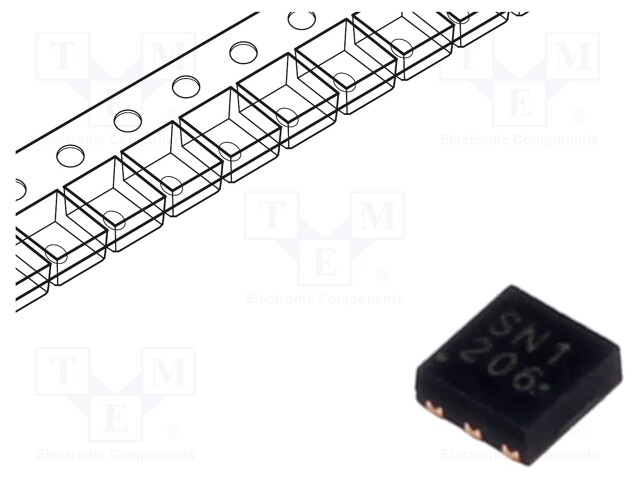 Transistor: N-MOSFET; unipolar; 30V; 9A; Idm: 18A; 1.25W; uDFN6