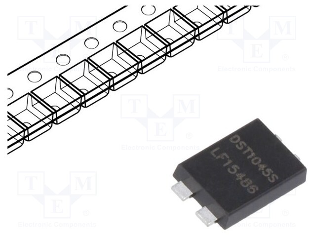 Diode: Schottky rectifying; SMD; 45V; 10A; Ufmax: 0.51V; TO277B