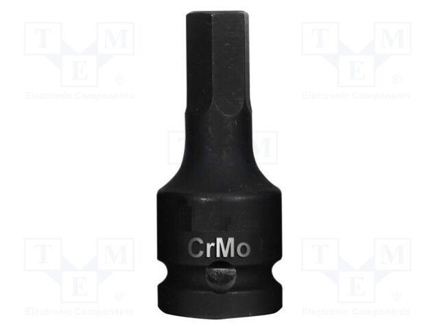 Socket; hex key,socket spanner,impact; HEX 5mm; 1/2"; bit socket