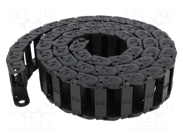 Cable chain; Series: E2.10; Bend.rad: 38mm; L: 1000mm