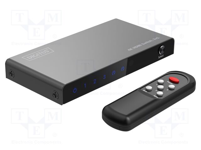 Switch; HDMI 2.0; black; Out: HDMI socket