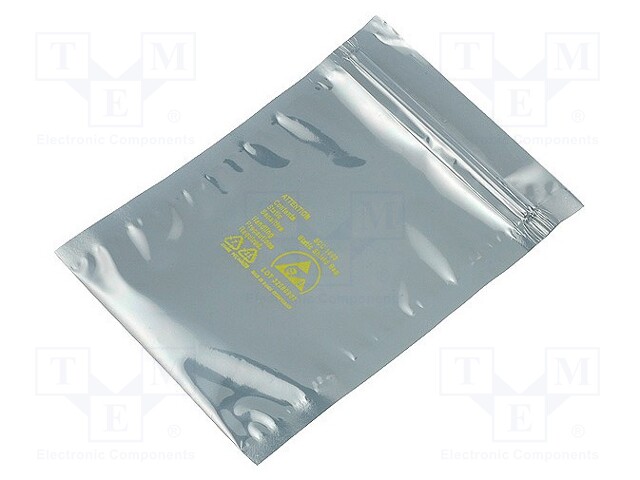 Protection bag; ESD; L: 203mm; W: 127mm; D: 79um; Features: self-seal