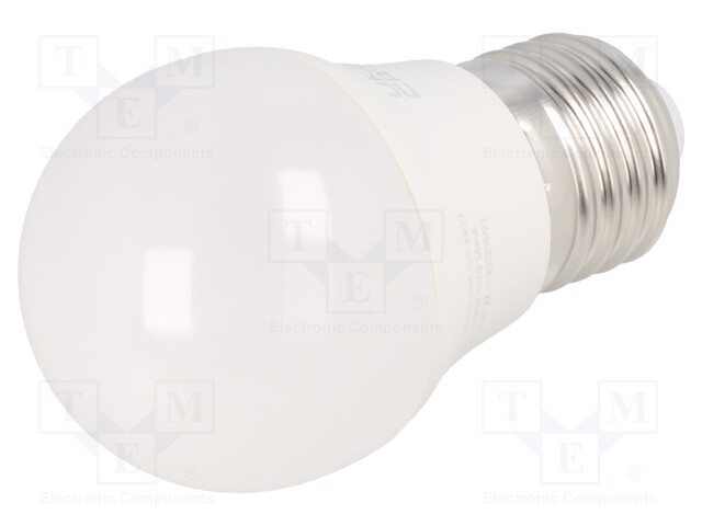 LED lamp; warm white; E27; 230VAC; 5W; 200°; 3000K; 3pcs.