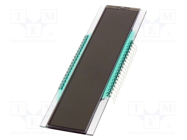 Display: LCD; 7-segment (digital); STN Positive; Char: 12.7mm