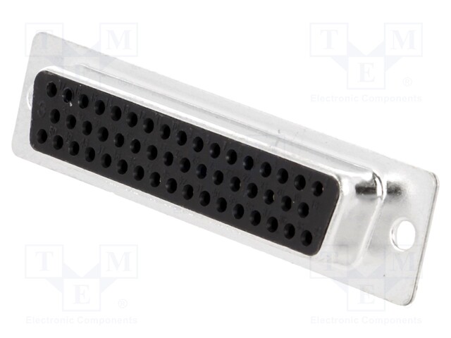 D-Sub; PIN: 50; plug; female; stamped and formed contacts