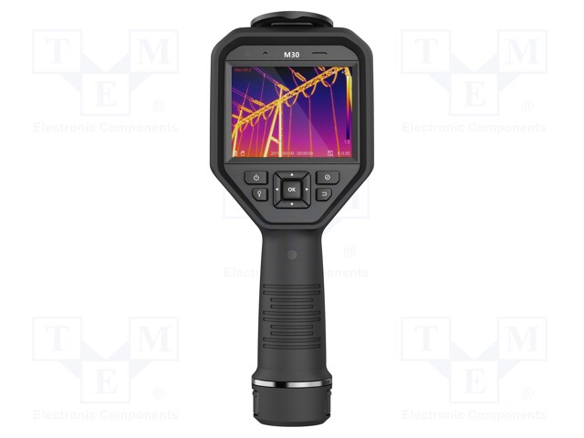 Infrared camera; Temp: -20÷550°C; Accur: ±2°C; ≤35mK; 1.7mrad; 25Hz