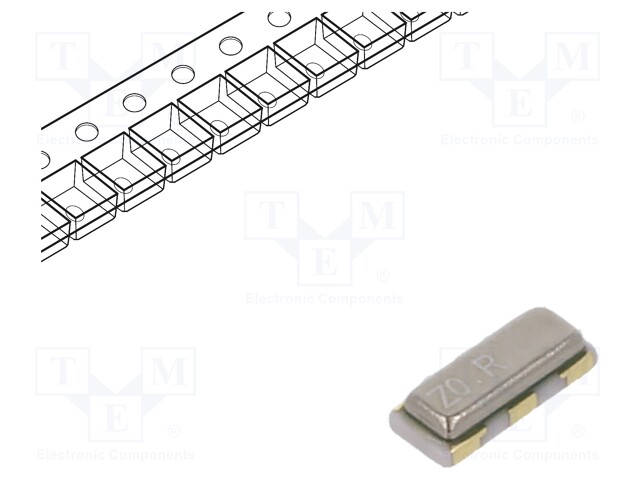 Resonator: ceramic; 12MHz; SMD; 3.2x1.3x0.7mm; Tol: ±0.5%; 33pF