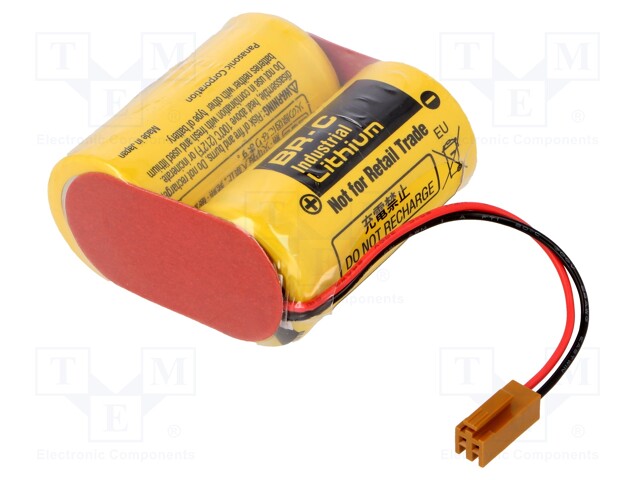 Battery: lithium; 6V; cables; 53x26x50.5mm; 5000mAh
