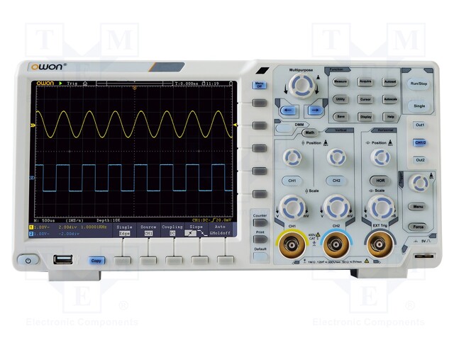 Oscilloscope: digital; Channels: 2; 1Gsps; 40Mpts; Series: XDS; 15W