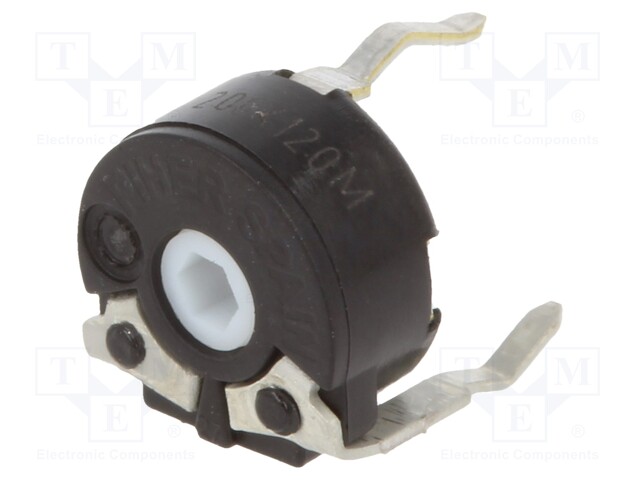 Potentiometer: mounting; horizontal; 200kΩ; 100mW; ±20%; linear