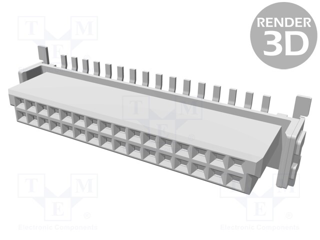 Connector: PCB to PCB; female; PIN: 32; 1.27mm; Series: har-flex