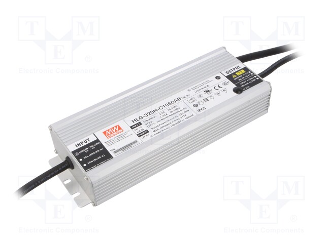 Power supply: switched-mode; LED; 320.25W; 152÷305VDC; 525÷1050mA