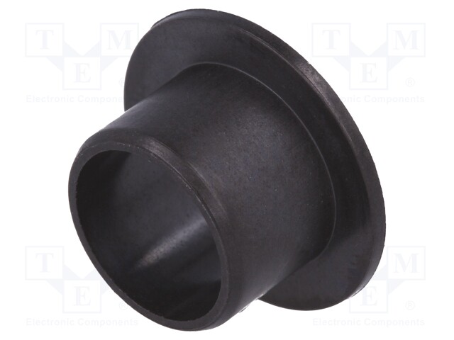 Bearing: sleeve bearing; with flange; Øout: 12mm; Øint: 10mm; L: 6mm
