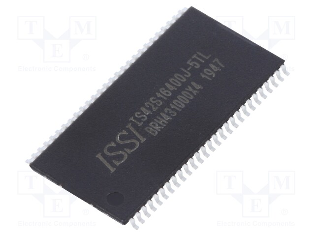 DRAM memory; SDRAM; 1Mx16bitx4; 200MHz; 5ns; TSOP54 II; 0÷70°C