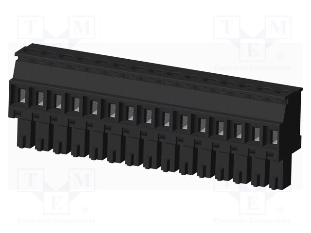 Connector: pluggable terminal block; plug; female; angled 90°