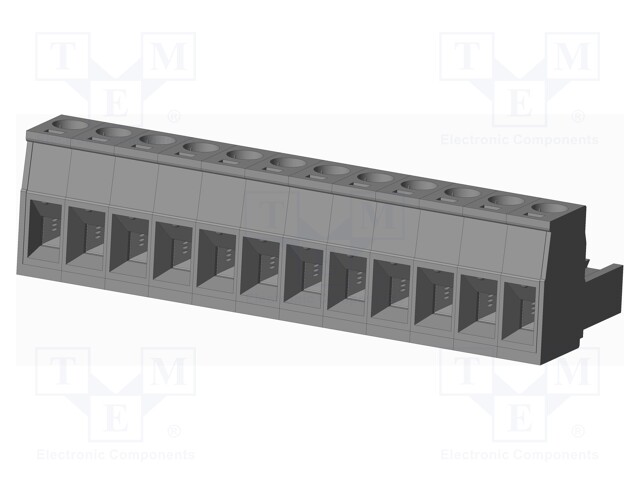 Connector: pluggable terminal block; plug; female; straight; grey