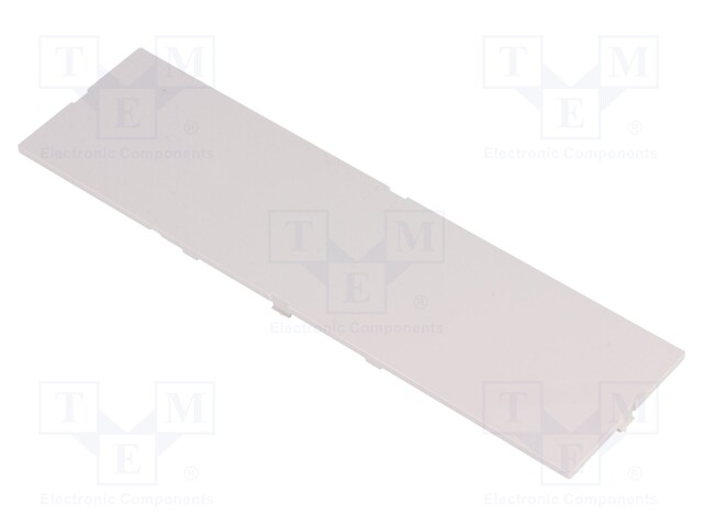 Front panel; without frame,with holder; 9M Modulbox One; grey