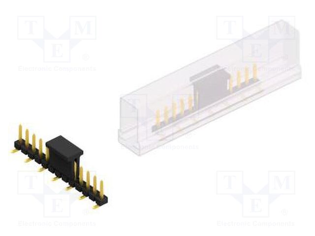 Connector: pin strips; pin header; male; PIN: 13; 2.54mm; SMT; 1x13