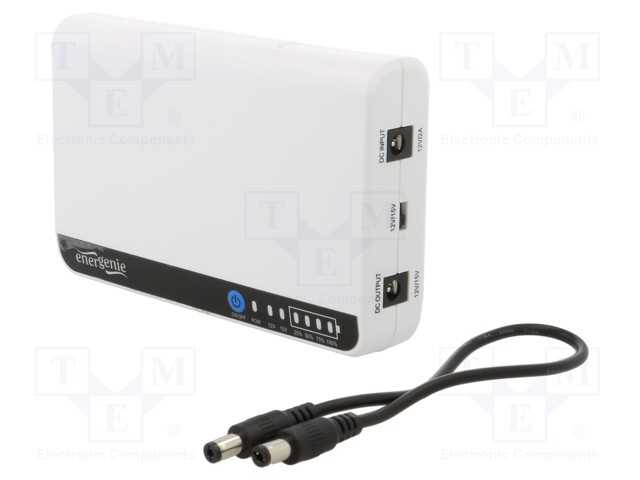 Power supply: router UPS; 141x88x27mm; 18W; No.of out.sockets: 1