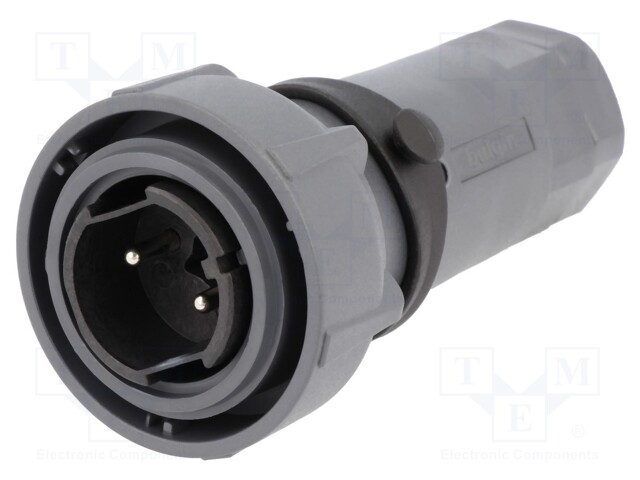 Connector: circular; plug; male; PIN: 2; bayonet,internal bayonet