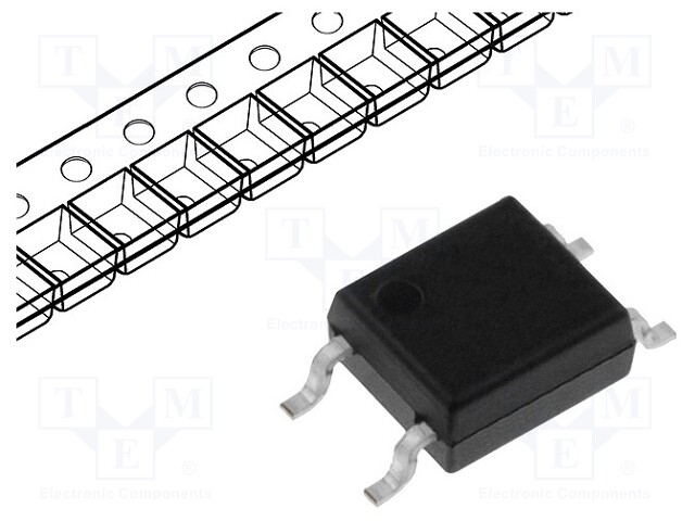 Optocoupler; SMD; Channels: 1; Out: transistor; Uinsul: 3.75kV; SOP4