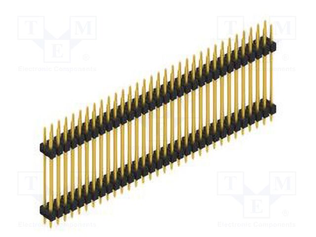 Connector: pin strips; pin header; male; PIN: 64; 2.54mm; THT; 2x32