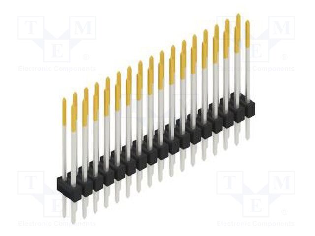 Connector: pin strips; pin header; male; PIN: 34; 2.54mm; THT; 2x17