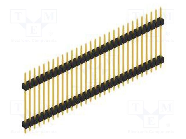 Connector: pin strips; pin header; male; PIN: 30; 2.54mm; THT; 1x30
