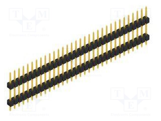 Connector: pin strips; pin header; male; PIN: 32; 2.54mm; THT; 1x32