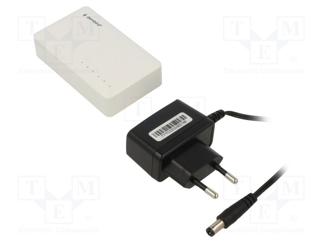 Switch Gigabit Ethernet; white; WAN:  RJ45; Number of ports: 5