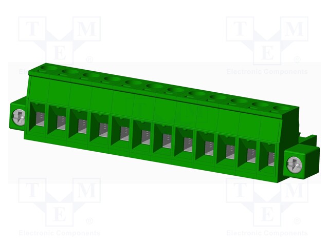 Connector: pluggable terminal block; plug; female; straight; 300V