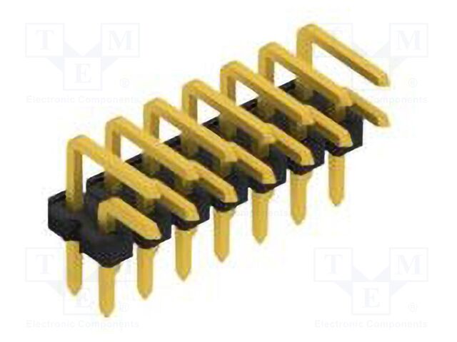 Connector: pin strips; pin header; male; PIN: 14; 2.54mm; THT; 2x7