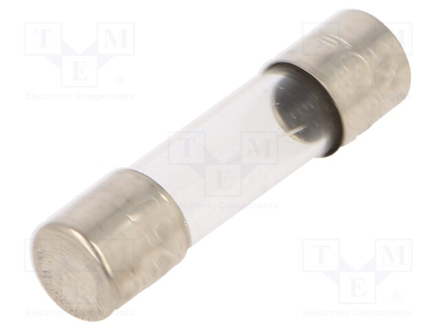 Fuse: fuse; 6A; 125/250VAC; automotive,glass; 6.35x25.4mm