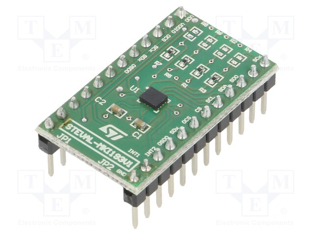 Dev.kit: evaluation; ASM330LHH; pin strips; Interface: I2C,SPI