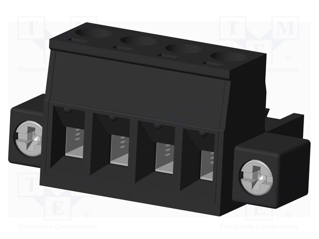 Connector: pluggable terminal block; plug; female; straight; 300V
