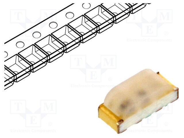 LED; SMD; 1004; RGB; 2.5x1x1mm; 120°; 1.9÷2/2÷2.6/3.4÷3.9V; 20mA