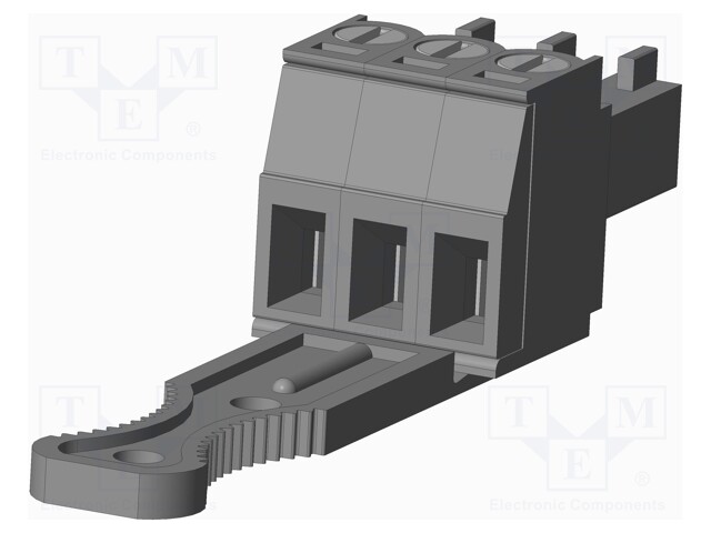 Connector: pluggable terminal block; plug; female; straight; grey